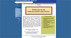 Desktop Screenshot of centerforneurohealth.org